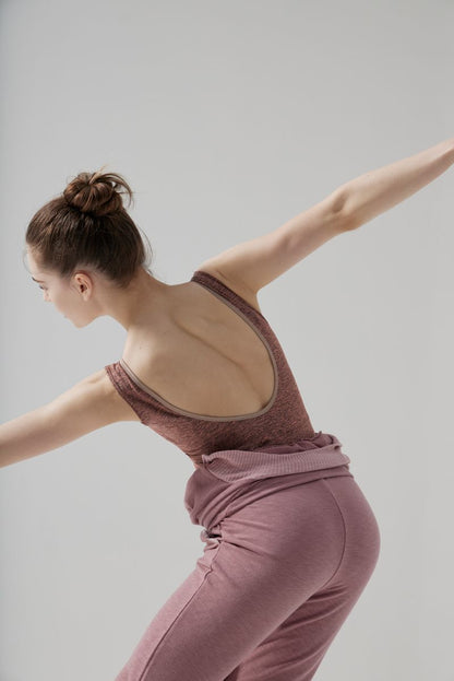 MODAL® FITTED JUMPSUIT | DUSTY PINK