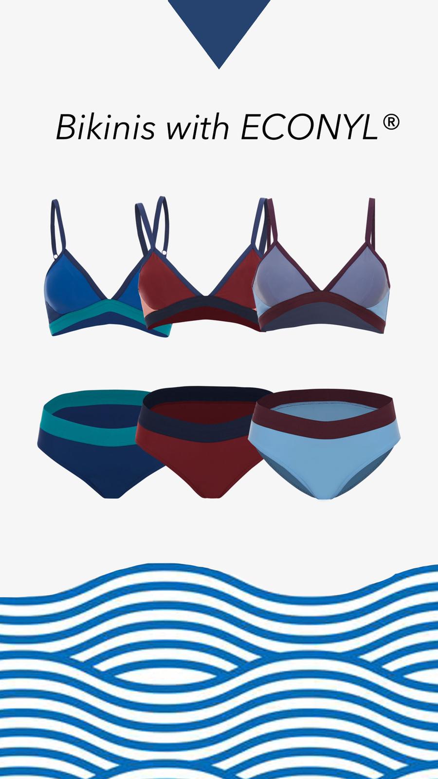 ECONYL® BIKINI PANTY | BURGUNDY