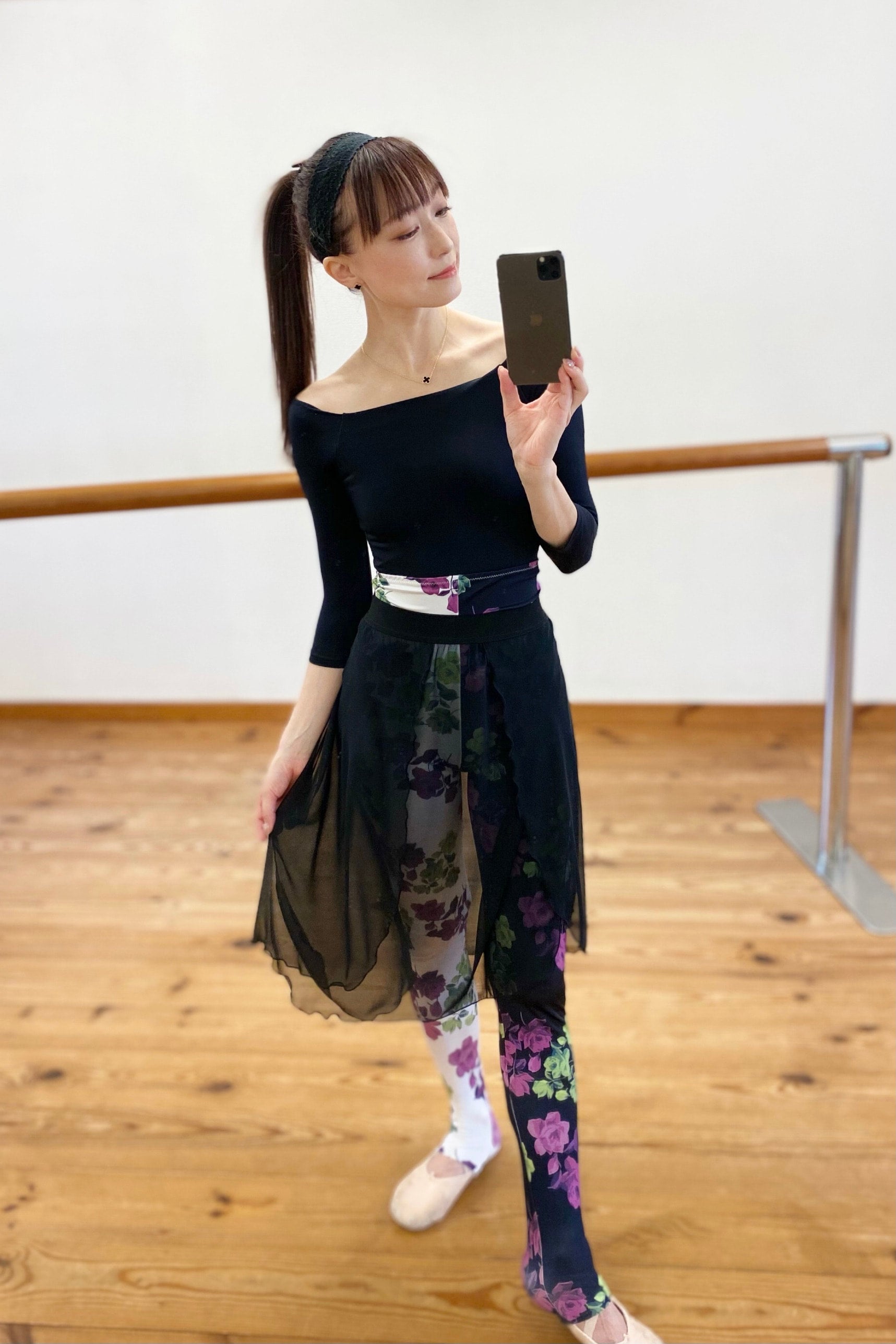 Lillo Tights | Black &amp; White (Half/Half)