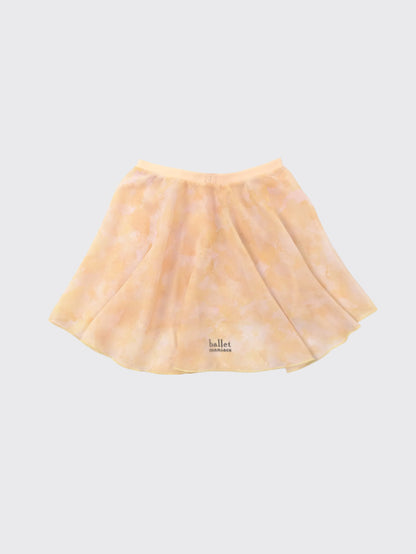 Girls tunique-skirt mini | Pastel yellow