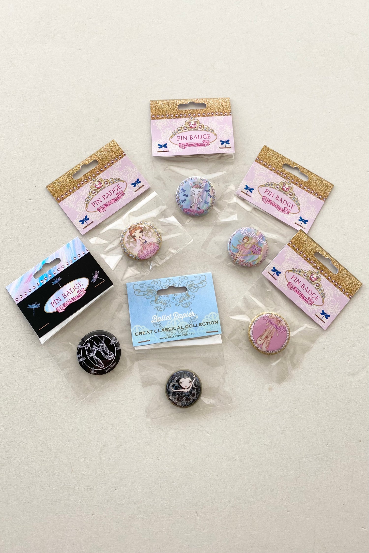 Ballet Papier Pin badge