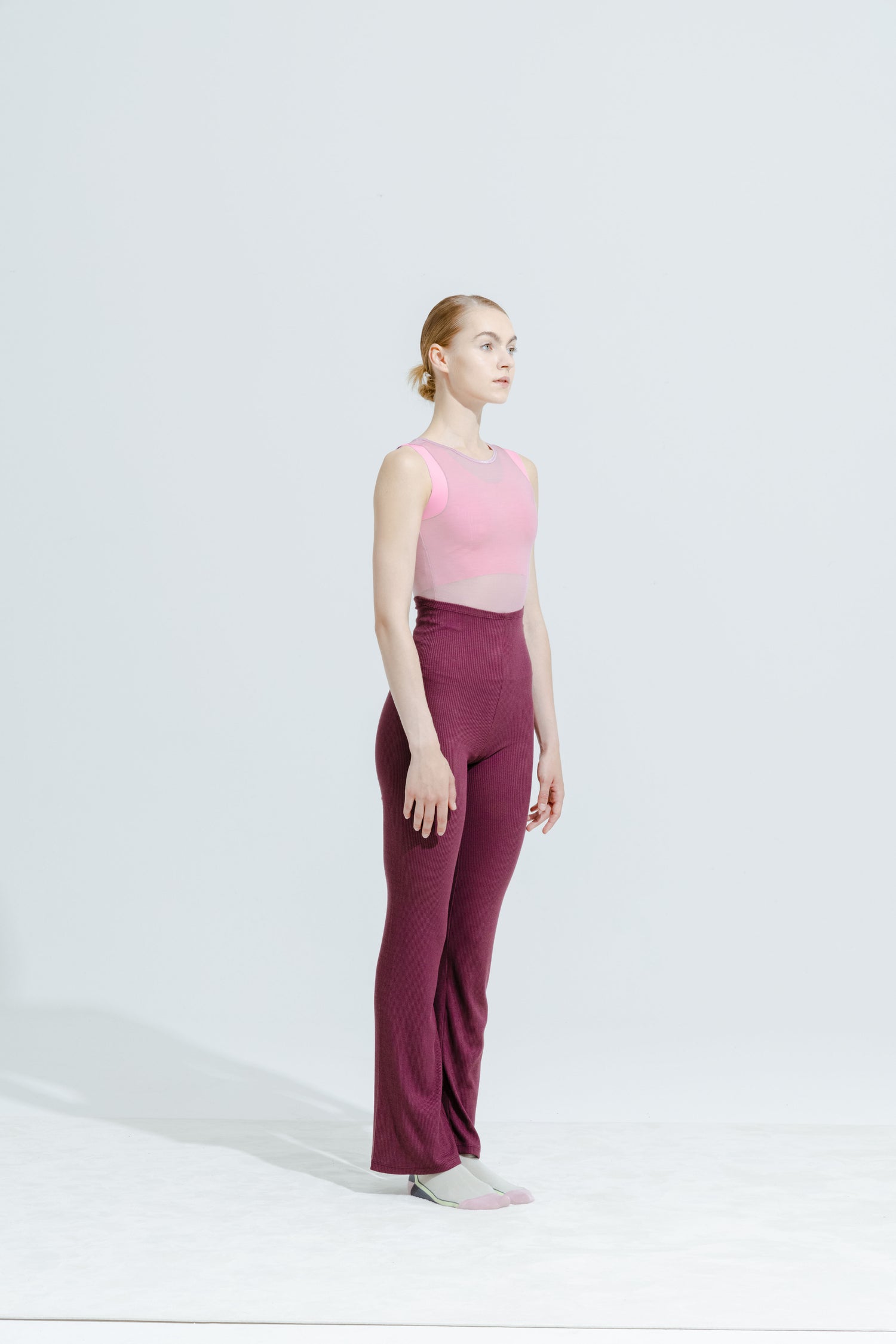 MODAL® SHORT GOWN AND PANTS SET - SHADOW