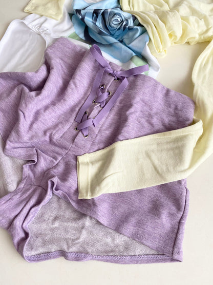 ORGANIC COTTON SHORT | LILAC