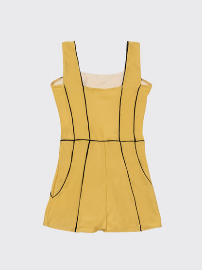 Corset leotard | Gold