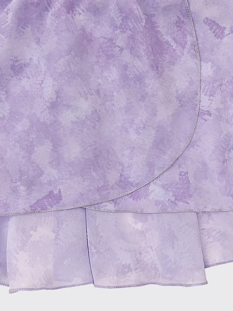 Girls tunique-skirt mini | Pastel lilac
