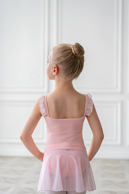 Girls tunique-skirt mini with slits | Pink