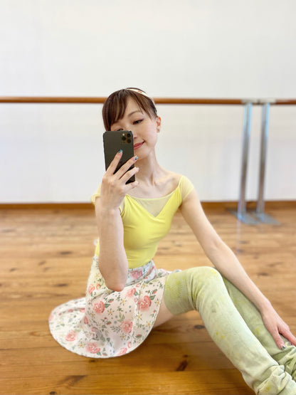 Leotard Papillion | Yellow narcissus