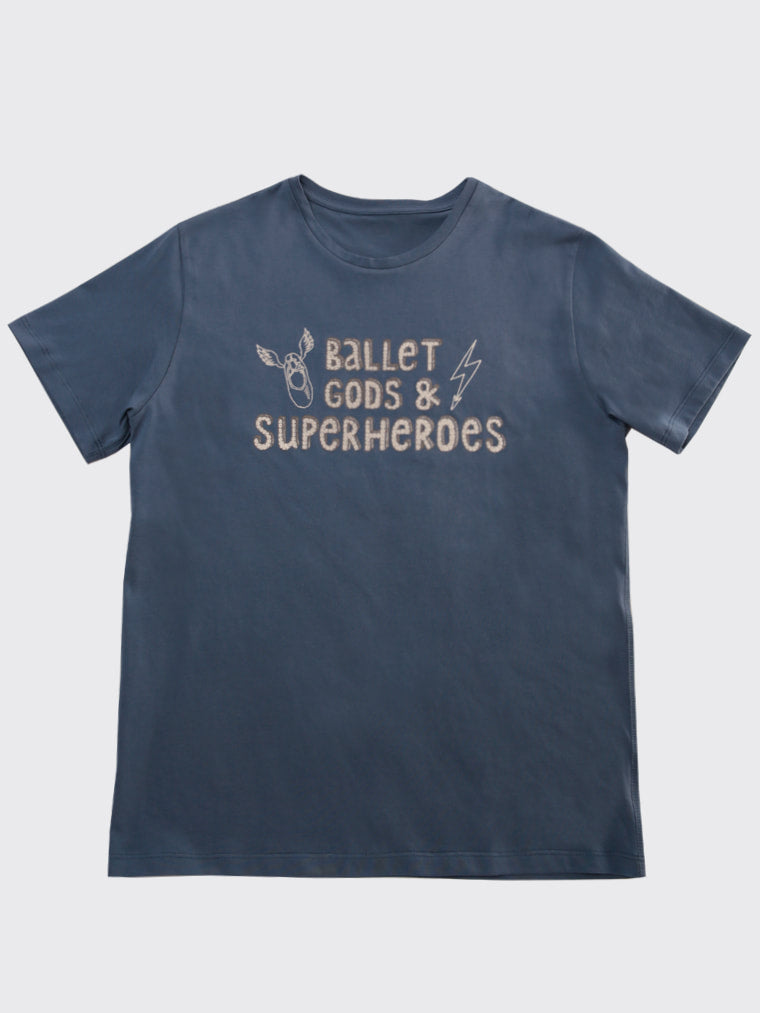 Male T-shirt Ballet Gods &amp; Superheroes Thundercloud