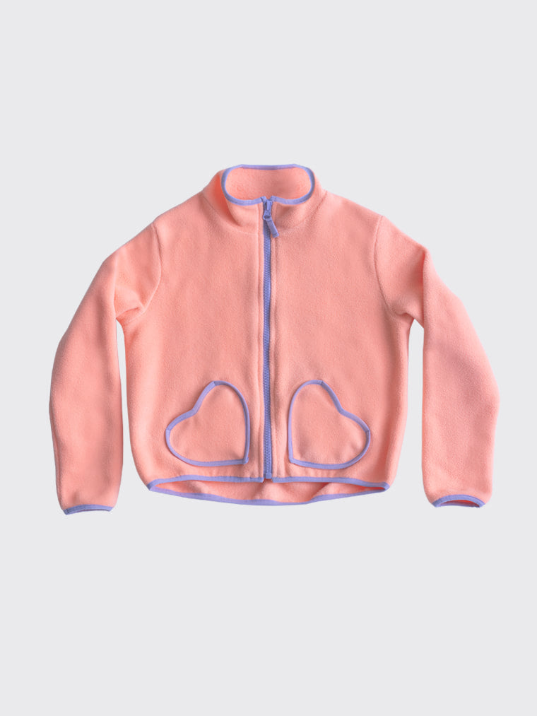 Jacket with hearts
