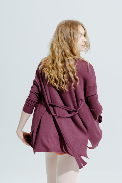 MODAL® SHORT GOWN AND PANTS SET - SHADOW