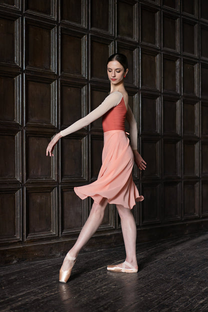 Tunique-skirt midi | Juicy peach