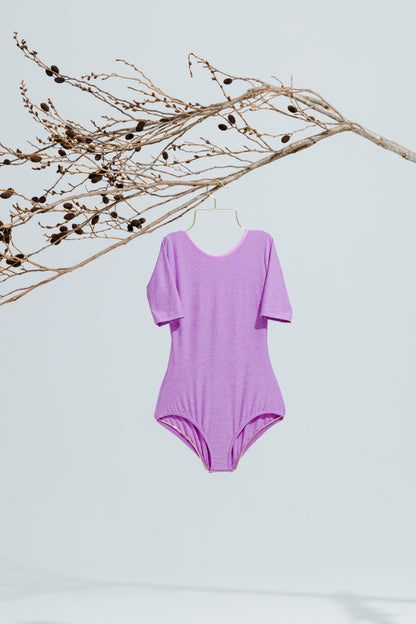 CREORA® SLEEVED-LEOTARD | LIGHT ORCHID