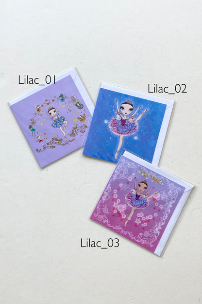 Greeting card | Lilac fairy