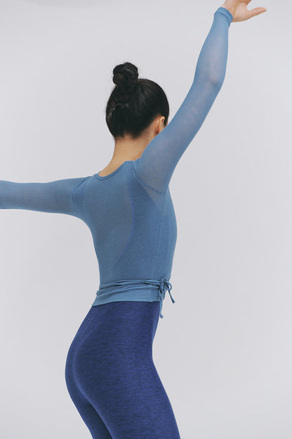 TENCEL™ WRAPPED TOP | SPRING BLUE