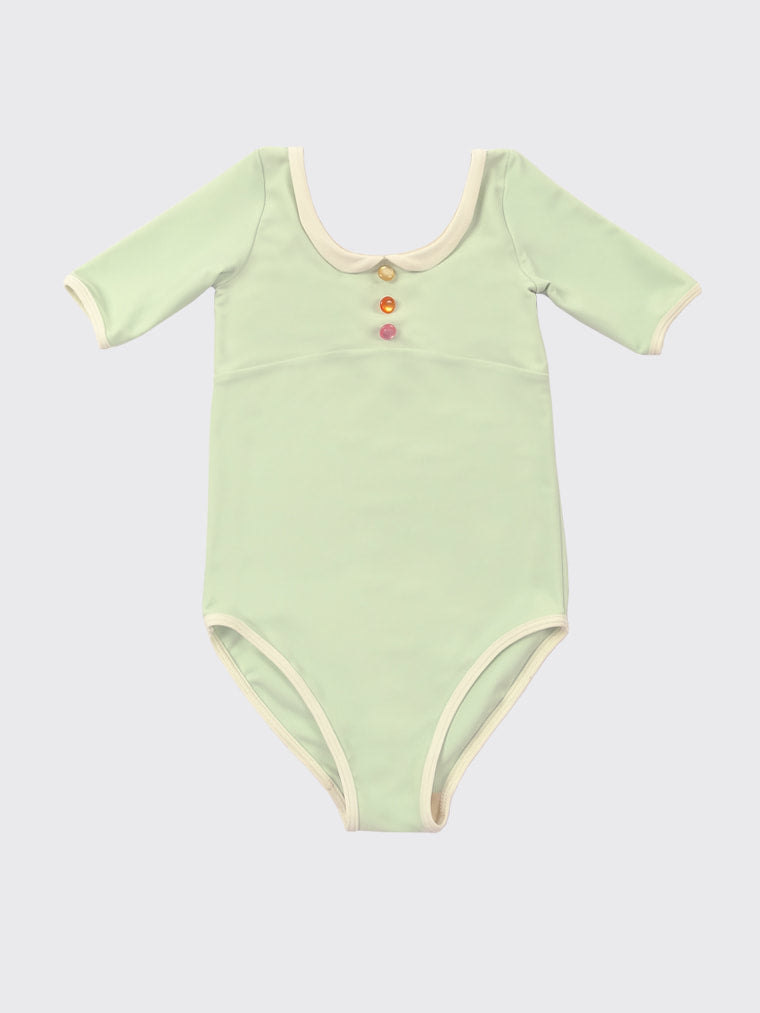 Montpensier girls leotard | Green apple