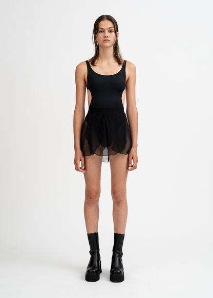 The Black Mini Skirt