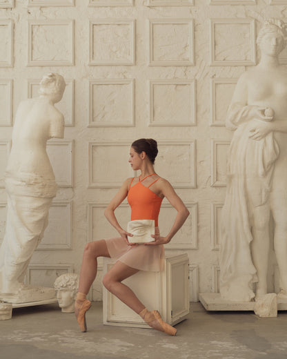 Terpsichore leotard | Pink orange