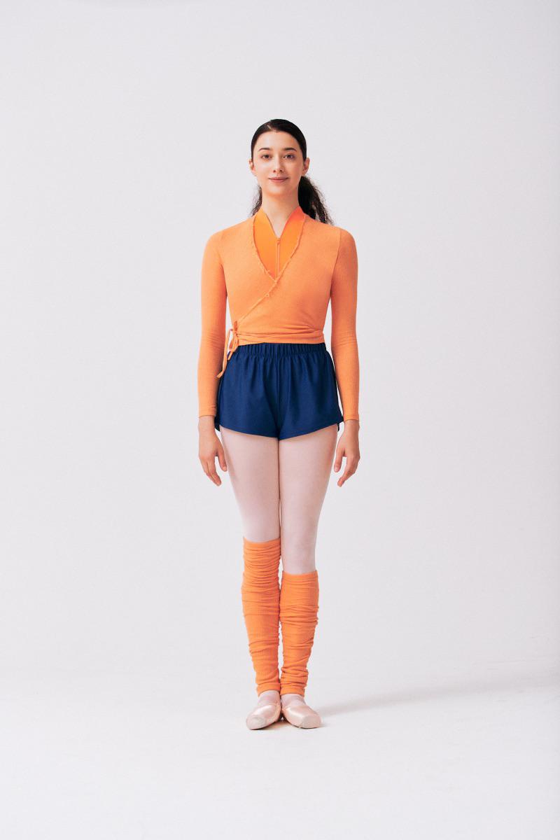 TENCEL™ WRAPPED TOP | ORANGE