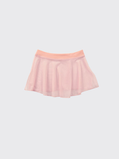Girls tunique-skirt mini with slits | Pink