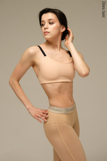 Translucent Ziphirus leggings Zold | beige
