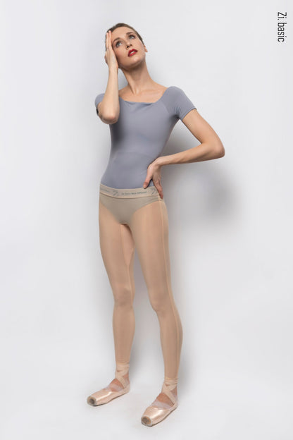 Translucent Ziphirus leggings Zold | beige