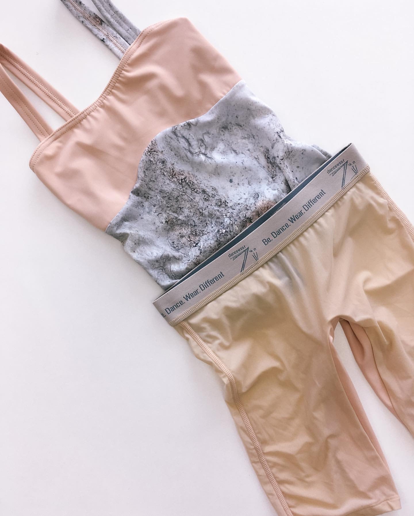Translucent Ziphirus leggings Zold | beige