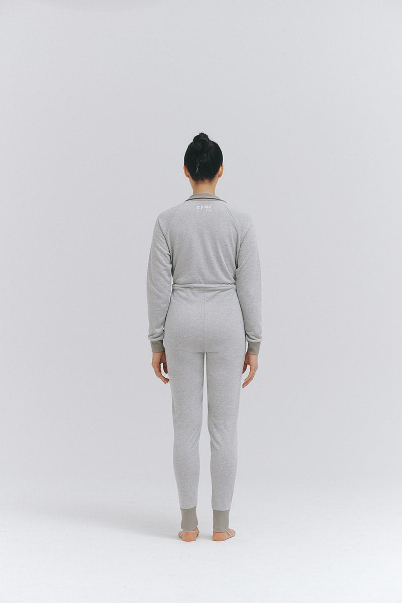 ORGANIC COTTON JUMPSUIT | GREY