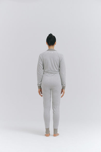 ORGANIC COTTON JUMPSUIT | GREY