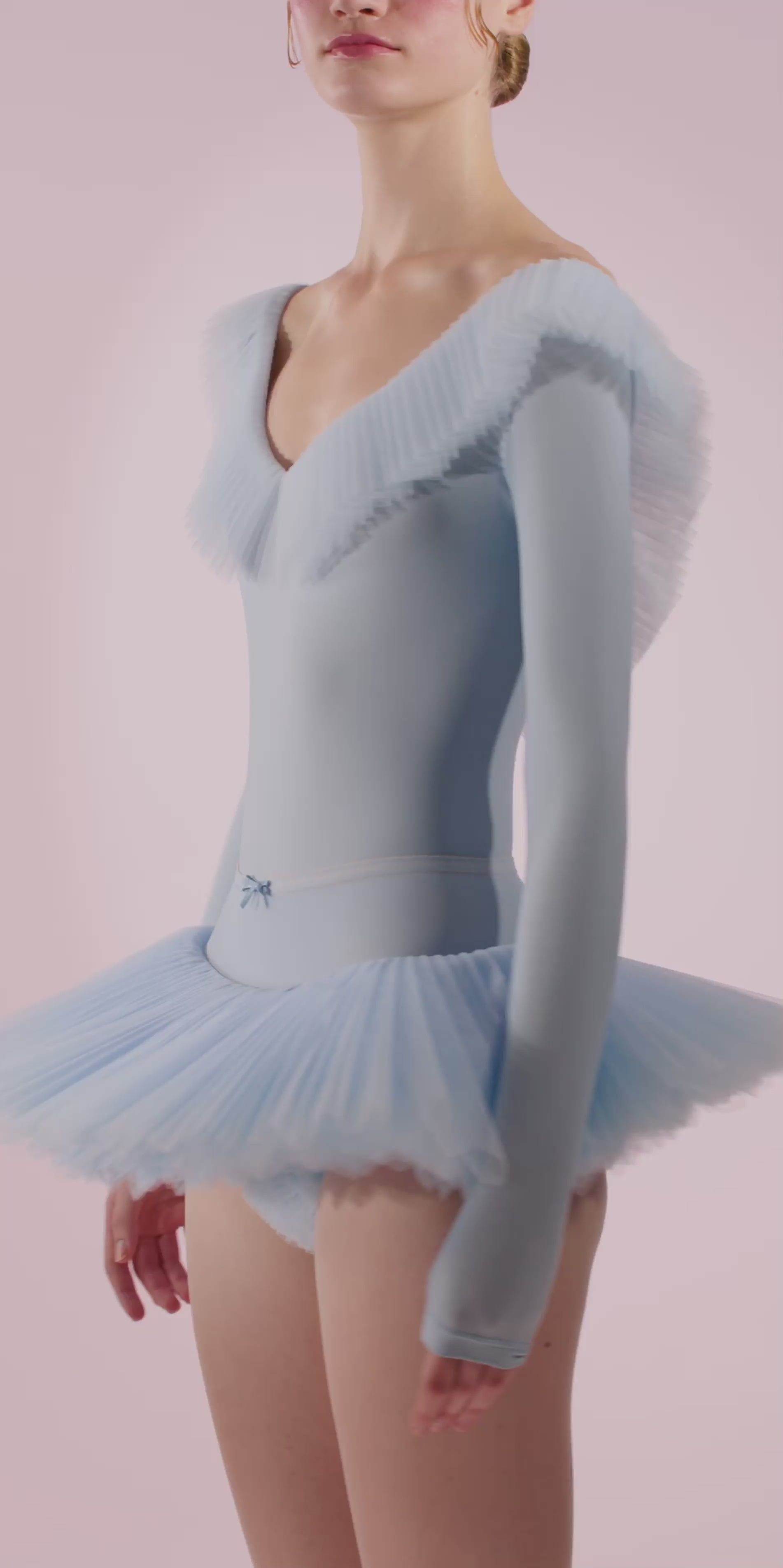 ［予約アイテム］MINI’S PANCAKE – tutu skirt – baby blue