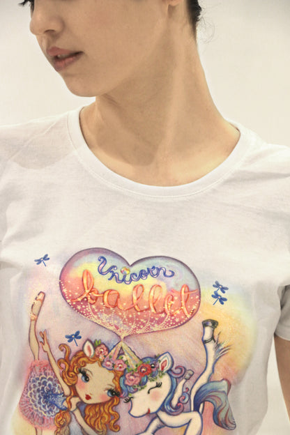 T-shirt | Ballerina and Unicorn — deadstock